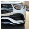 LPWMCFKP Car Front Bumper Spoiler Air Vent Outlets Compatible for Mercedes Benz GLC X253 GLC260 GLC300 2020 2021 (Carbon) ABS Trim Cover Parts view 4