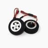 TYXTTGY RC Airplane Electric Brake with 2 Pcs Diameter 45mm Wide 14mm Wheels (3mm /4mm Axle) for RC Model Fixed Wing Accessories(4mm) view 2