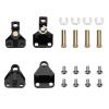 2pcs Metal Suspension Spring Plate Front Rear Leaf Spring Hanger for 1/14 Tamiya RC Dump Truck Scania 770S Volvo Benz LESU Car(C) view 1