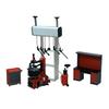 Xenotrix 1/18 Workbench and Tire Changer Model Set, DIY Car Repair Shop and Custom Shop Scene, Exquisite Decorative Item, Perfect As a view 1