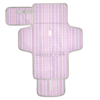 Pink Purple Cute Lace Stripes Reusable Baby Pee Pads with Tissue Pocket Waterproof Pads for Baby with Built-in Pillow cambiadores de pa?ales para Bebes