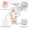 Pink Purple Cute Lace Stripes Reusable Baby Pee Pads with Tissue Pocket Waterproof Pads for Baby with Built-in Pillow cambiadores de pa?ales para Bebes view 3