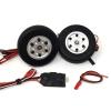 TYXTTGY RC Airplane Electric Brake with 2 Pcs Diameter 60mm Wide 16mm Wheels (4mm/5mm Axle) for RC Model Fixed Wing Accessories(4mm) view 1