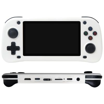 G28 Retro Handheld Game Console, Built-in 64G TF Card, Built-in 15000 Games Classic Game Console, 4.3 Inch HD, 2100mah B-attery, for Birthday Gifts -White