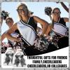 72 Pcs Cheerleader Gifts Bulk for Team Cheerleading Heart Sunglasses Hair Bows Bracelet Organza Bag and Cards Cheerleader Party Favors for Team Gifts(Black) view 4