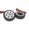 TYXTTGY RC Airplane Electric Brake with 2 Pcs Diameter 50mm Wide 16mm Wheels (4mm /5mm Axle) for RC Model Fixed Wing Accessories(4mm) view 2