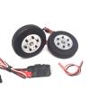 TYXTTGY RC Airplane Electric Brake with 2 Pcs Diameter 65mm Wide 16mm Wheels (4mm/5mm Axle) for RC Model Fixed Wing Accessories(5mm) view 1