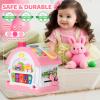BOBUEXER Toddler Girl Toys 1-2 -Montessori Toys for 1 Year Old Girls,Baby Toys 6-12 12-18 Months, 1st Birthday Girl Gifts,10 in 1 Bilingual Learning Toy with Sound Light view 2