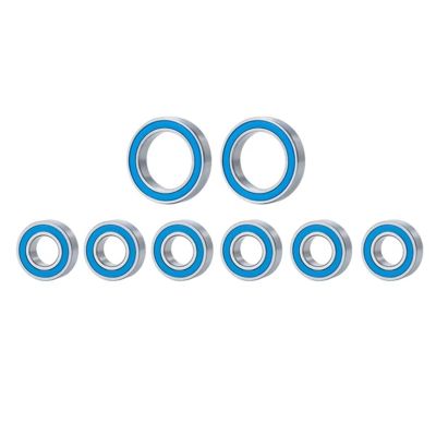 Compatible with Traxxas 4X4 for Slash for Stampede for Rally 1/10 RC Car Parts Accessories 8 Pcs Rubber Sealed Bearing Kit RC Car Accessories