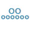 Compatible with Traxxas 4X4 for Slash for Stampede for Rally 1/10 RC Car Parts Accessories 8 Pcs Rubber Sealed Bearing Kit RC Car Accessories view 1