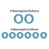 Compatible with Traxxas 4X4 for Slash for Stampede for Rally 1/10 RC Car Parts Accessories 8 Pcs Rubber Sealed Bearing Kit RC Car Accessories view 4