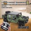 HobbyToki 1/10 US GM Hummer H1 Military Truck 4WD Crawler RTR HG-P415A Pickup Standard Green view 3