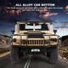 HobbyToki 1/10 US GM Hummer H1 Military Truck 4WD Crawler RTR HG-P415A Pickup Standard Green view 4