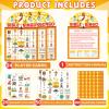39 Pcs Bible Theme Bingo Game for Adults 24 Players Christian Party Bingo Game Cards with Reward Stickers for Family Friends Large Group Gathering Christian Sunday Church Family Open Day Favors view 2