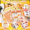39 Pcs Bible Theme Bingo Game for Adults 24 Players Christian Party Bingo Game Cards with Reward Stickers for Family Friends Large Group Gathering Christian Sunday Church Family Open Day Favors view 4