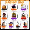 10 Pcs Halloween Decorations,Spooky Halloween Honeycomb Centerpieces for Tables Ghost Tables Toppers Supplies for Halloween Party Birthday Home Decor view 2