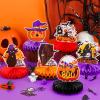 10 Pcs Halloween Decorations,Spooky Halloween Honeycomb Centerpieces for Tables Ghost Tables Toppers Supplies for Halloween Party Birthday Home Decor view 4