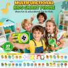 Kids Phone, Dinosaur Kids Smart Phone Toys for 3, 4, 5, 6, 7, 8 +Year Old Boys Gifts, 2.8 Touchscreen Child Learning Play Cell Phone with Dual Camera, Games & Music, Christmas Birthday Gifts (Green) view 3