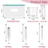 120 Sets 1/3/5ml Colostrum Collector Kit Include No Needle Colostrum Syringes with Caps 1/3/5mlx60, Stickerx120, 20ml Measuring Cupx4, Ziplock Storage Bagx12 for Breastmilk Collector view 2