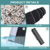 32.5 Inch Mahjong Mat for Table, 3MM Non-Slip & Noise Reduction Gaming Mat with Drawstring Bag, Perfect for Poker, Board Games, Card Games, Tile Games, and Dominoes (Dark Cyan-Pale Blue) view 2