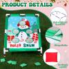 HyDren Christmas Bean Bags Toss Game with 6 Bean Bags Party Game for Kids Boys Girls Adults Indoor Outdoor Backyard Lawn Yard Toys view 3