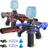 2 Pack Electric Gel Ball Blaster, High Speed Automatic Splatter Ball Blaster with 80000+ and Goggles, Rechargeable Splatter Ball Toys for Outdoor Activities Game Party view 1
