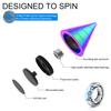 Kinetic Spinning Desk Toys, Fidgets for Anxiety and Stress for Adult Teen Cool-Stuff, Party Gifts for Christmas & Halloween (Conical) view 4