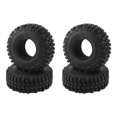 Rc car Tires Wheels Rims Compatible with Axial for SCX10 90046 for SCX10 AXI03007 for Traxxas D90 1/10 RC Crawler Car Parts 4PCS 110MM 1.9 Rubber Wheel Tire Tyres