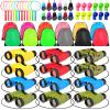 Foilswirl 12 Set Binocular Compass Magnifying Glass Set Christmas Birthday Gift Small Telescope Binocular with Whistle Bag for Outdoor Exploring Stocking Stuffer(Colorful,Camouflage) view 1