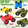 Foilswirl 12 Set Binocular Compass Magnifying Glass Set Christmas Birthday Gift Small Telescope Binocular with Whistle Bag for Outdoor Exploring Stocking Stuffer(Colorful,Camouflage) view 4