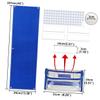 JEWEDECO 1Set Felt Board Wall Hanging Visual Routine Chart Schedule Chart for Learning Daily Activity Board for Home School for Preschool and Storytelling view 2