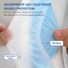 20 Pack Disposable Toilet Seat Cover Waterproof Non-Woven Fabric, Disposable Toilet Seat Covers for Travel, Disposable Seat Covers for Outing Hotel Hospital Public Toilet (Blue+Pink) view 3