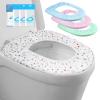 20 Pack Disposable Toilet Seat Cover Waterproof Non-Woven Fabric, Disposable Toilet Seat Covers for Travel, Disposable Seat Covers for Outing Hotel Hospital Public Toilet (4 Colors) view 1