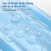 20 Pack Disposable Toilet Seat Cover Waterproof Non-Woven Fabric, Disposable Toilet Seat Covers for Travel, Disposable Seat Covers for Outing Hotel Hospital Public Toilet (4 Colors) view 4