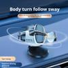 Car Dashboard Drifting Rotating Airplane Ornament,Dashboard Ornament Solar Powered Aircraft Model,Motion Activated Cars Interior Center Console Rotating Small Airplane Drift Accessories view 4