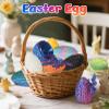 2Pcs 3D Printed Dragon Eggs with Articulated Crystal Dragons-Engaging Fidget Toys for Kids Gifts Boys Girl Perfect Teens Adults,Easter Basket Fillers. (Luminous White/Black) view 4