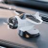 Car Dashboard Drifting Rotating Airplane Ornament,Dashboard Ornament Solar Powered Aircraft Model,Motion Activated Cars Interior Center Console Rotating Small Airplane Drift Accessories view 1