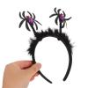 jojofuny 20 Pcs Halloween Spider Headbands: Glitter Spider Hair Hoop Horror Scary Hairbands Festival Party Devil Headpiece for Girls Cosplay Makeup Halloween Costumes view 2
