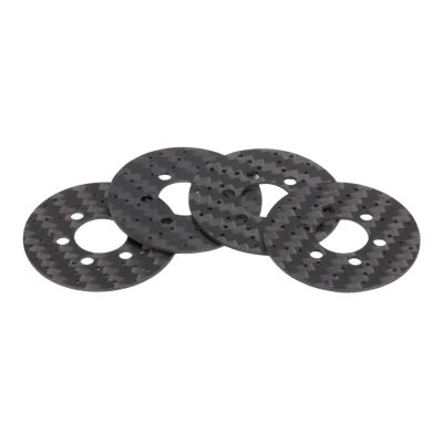 tctrbvv for Element for Enduro for TRX4 for SCX10 1/8 1/10 4PCS Carbon Fiber SLW Brake Rotors RC Crawler Rigs 1.9 2.2 Beadlock Wheels Rim Upgrade RC Car Parts