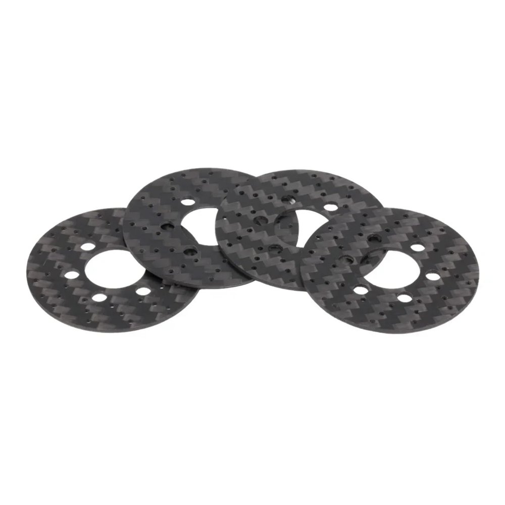 tctrbvv for Element for Enduro for TRX4 for SCX10 1/8 1/10 4PCS Carbon Fiber SLW Brake Rotors RC Crawler Rigs 1.9 2.2 Beadlock Wheels Rim Upgrade RC Car Parts
