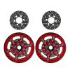 tctrbvv for Element for Enduro for TRX4 for SCX10 1/8 1/10 4PCS Carbon Fiber SLW Brake Rotors RC Crawler Rigs 1.9 2.2 Beadlock Wheels Rim Upgrade RC Car Parts view 2