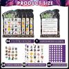 39 Pcs Halloween Party Bingo Game for Adults Kids 24 Players Tomb Shaped Bingo Game Card with Rewards Stickers for Families Friends Students Large Group Gathering Activities Boo Spooky Party Favors view 2