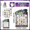 39 Pcs Halloween Party Bingo Game for Adults Kids 24 Players Tomb Shaped Bingo Game Card with Rewards Stickers for Families Friends Students Large Group Gathering Activities Boo Spooky Party Favors view 3