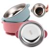 3Pcs Baby Bowls with Suction, Stainless Steel Toddler Bowls with Removable Silicone Sleeve, Heat Resistant & Drop-Proof Baby Essentials Toddler view 2