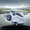 Car Dashboard Drifting Rotating Airplane Ornament,Dashboard Ornament Solar Powered Aircraft Model,Motion Activated Cars Interior Center Console Rotating Small Airplane Drift Accessories view 2