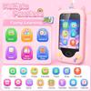Gocina Kids Smart PhoneToddler Christmas Birthday Gift for Age 3-10, Touchscreen Kids Cell Phone Toy with Cameras, Learning, Music, Games and 32 GB Card view 2