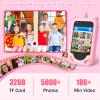 Gocina Kids Smart PhoneToddler Christmas Birthday Gift for Age 3-10, Touchscreen Kids Cell Phone Toy with Cameras, Learning, Music, Games and 32 GB Card view 3