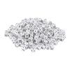 uxcell 200Pcs Mini Dice, 5mm/0.2" Acrylic Tiny Six Side Game Dot Square Dice Bulk for Table Board Game Party Activities, White/Black view 1