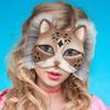 42 Pcs Therian DIY Mask Kit, Accessories Set for Therian Gear Stuff, Beginners Including Blank Cat Mask Faux Fur Fabric Felt Fabric Plastic Mesh Sheet view 3