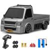 ACAMMZAR RC Drift Car, 1:24 Remote Control Car, 20KM/H 4WD Drift RC Truck with Lights, Extra Racing Tires, High Speed RC Cars for Kids Adults Boys Girls view 1